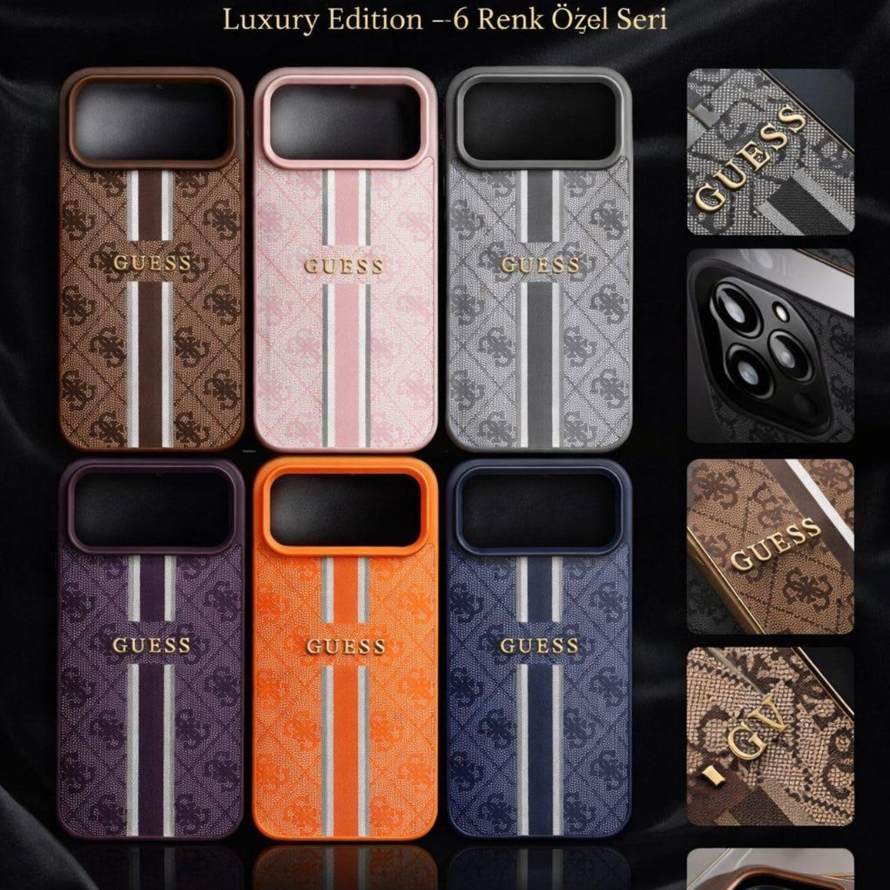 Özel Seri İphone Telefon Kılıfı Monogram