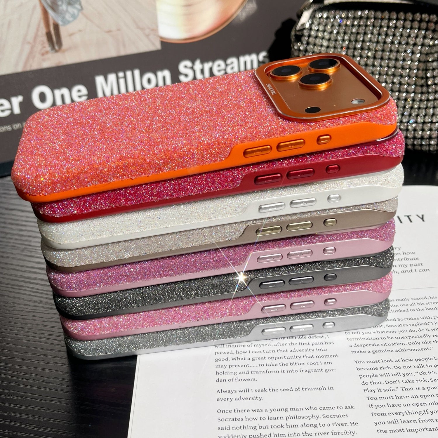 Simli Swarovski Kılıflar