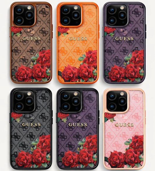 Özel Seri İphone Telefon Kılıfı Çiçekli