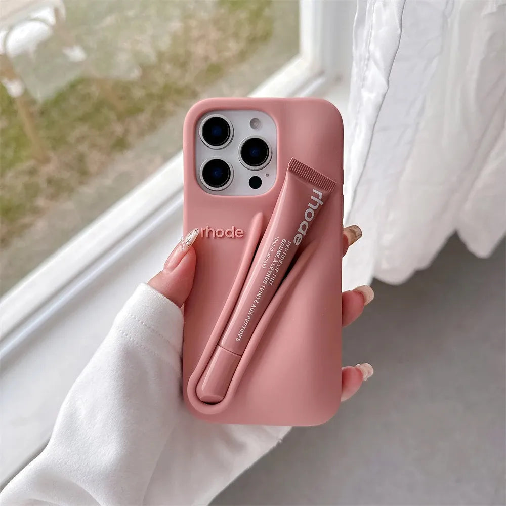 Rhode Rujlu Toz Pembe Telefon Kılıfı