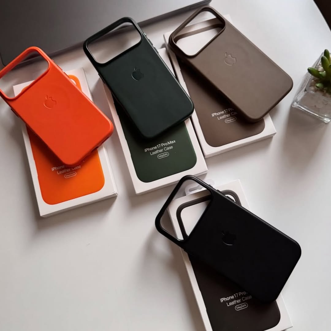 Apple MagSafe Özellikli Deri Kılıf - Kahverengi