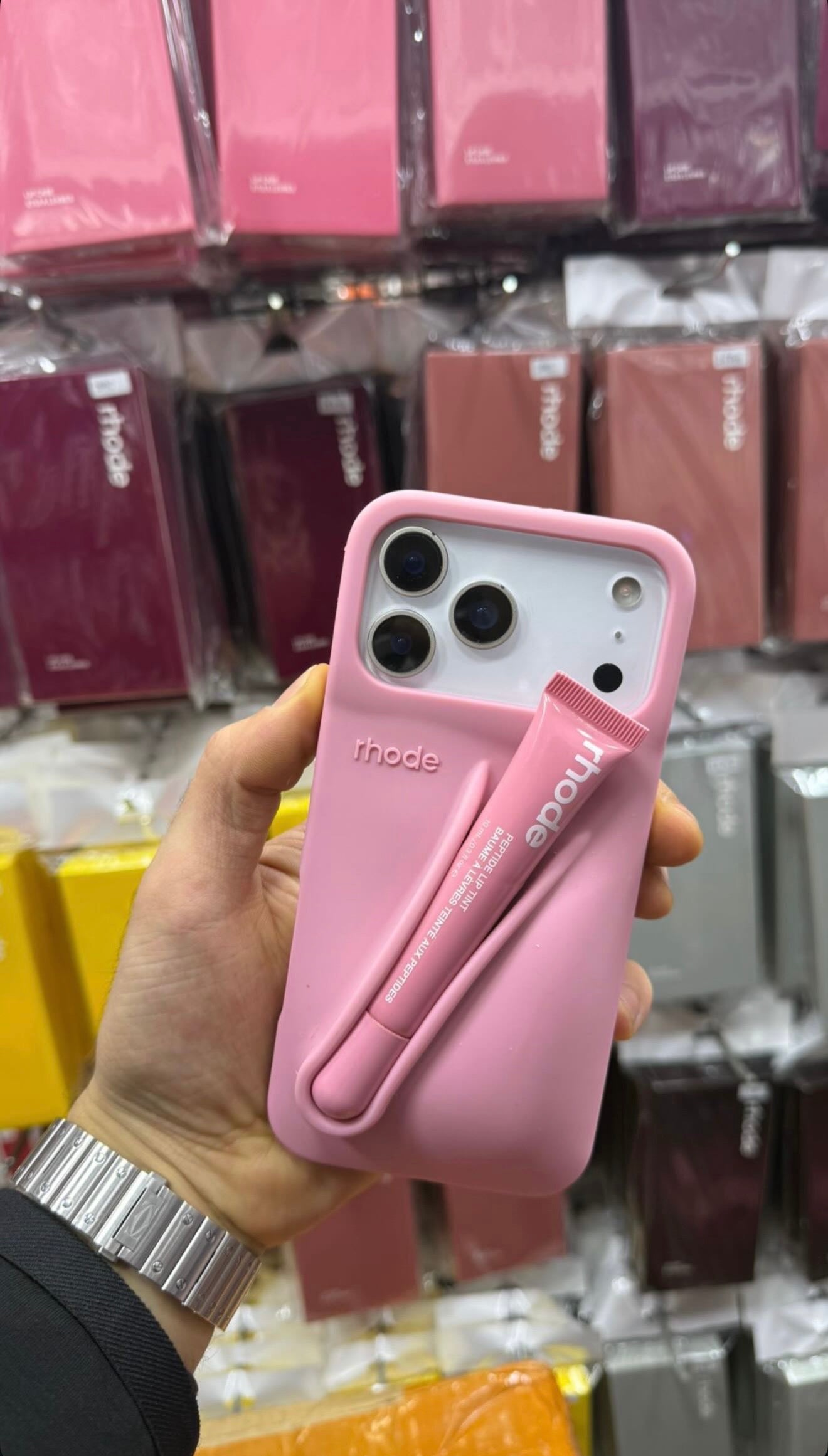 Rhode Rujlu Pembe Telefon Kılıfı