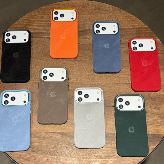 Süet MagSafe Özellikli iPhone Telefon Kılıfı