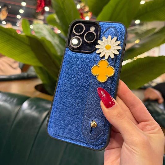 Kişiselleştirilebilir Mavi Deri Kılıf