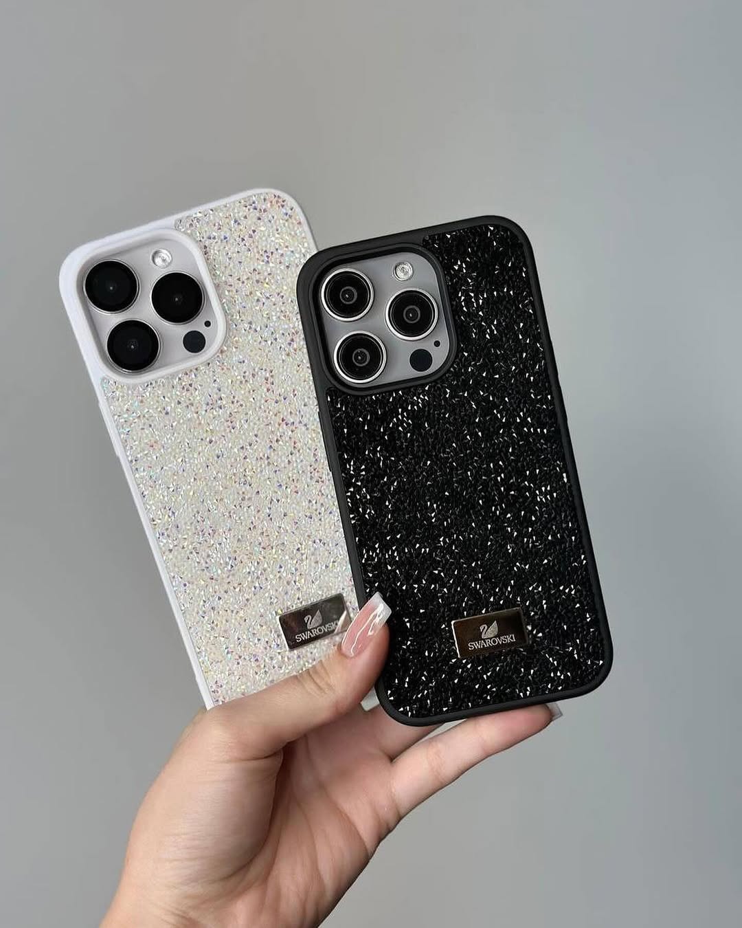 Swarovski Taşlı Kılıf Beyaz