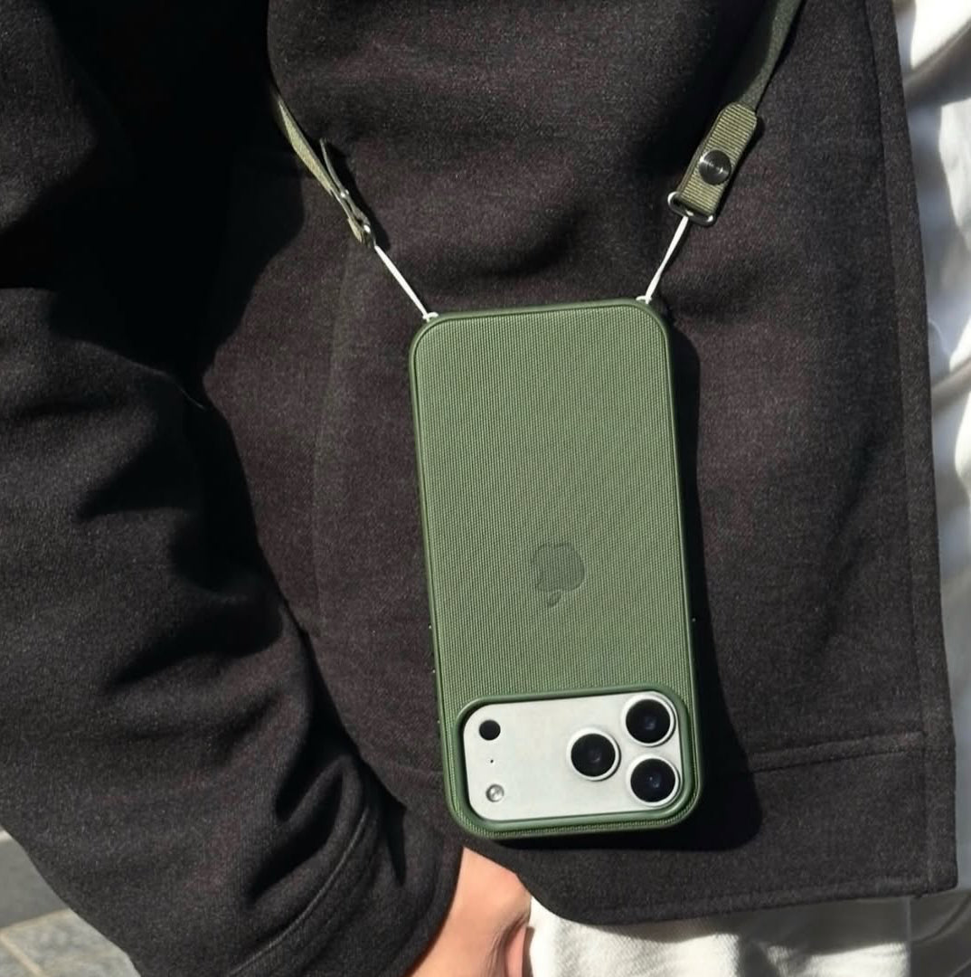 MagSafe Özellikli Premium Tech Dokuma Kılıf Haki