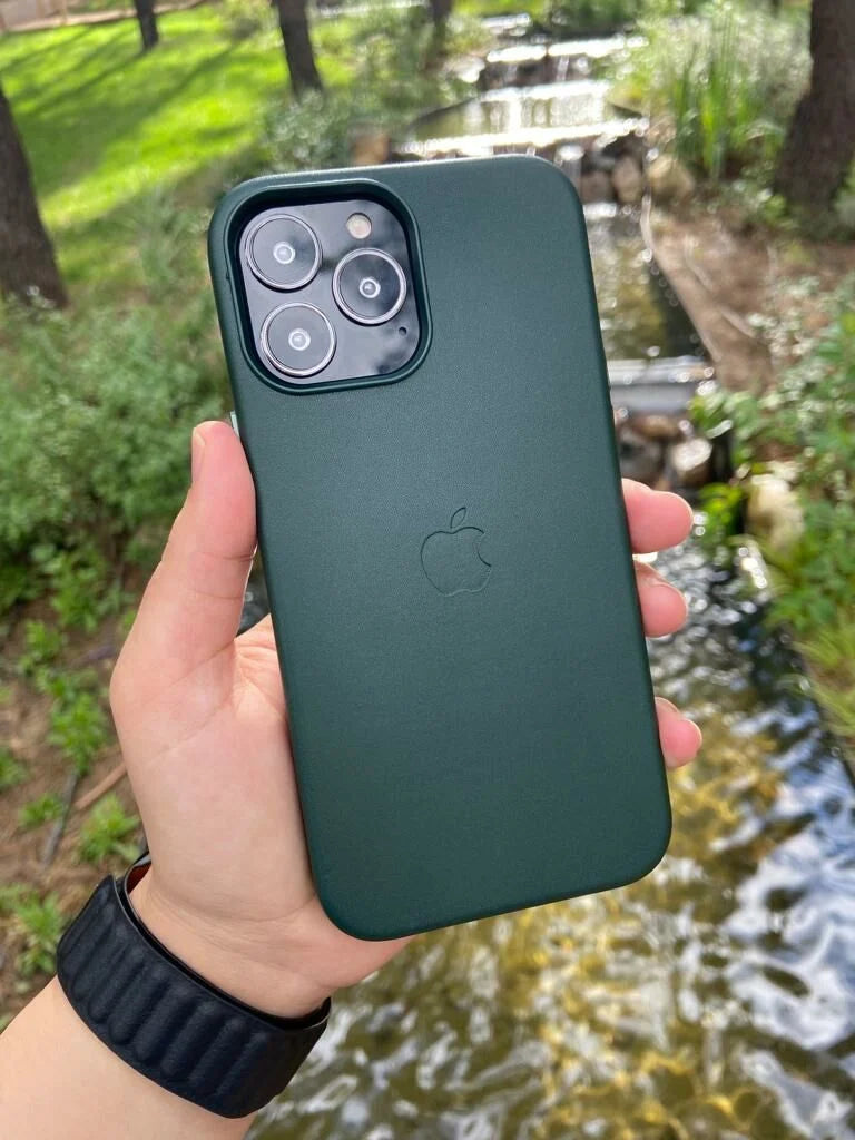 Apple MagSafe Özellikli Deri Kılıf - Kaktüs