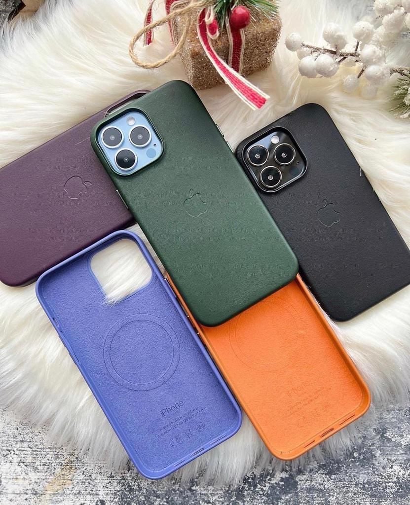 Apple MagSafe Özellikli Deri Kılıf - Kaktüs