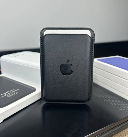 MagSafe Özellikli Deri Cüzdan Siyah