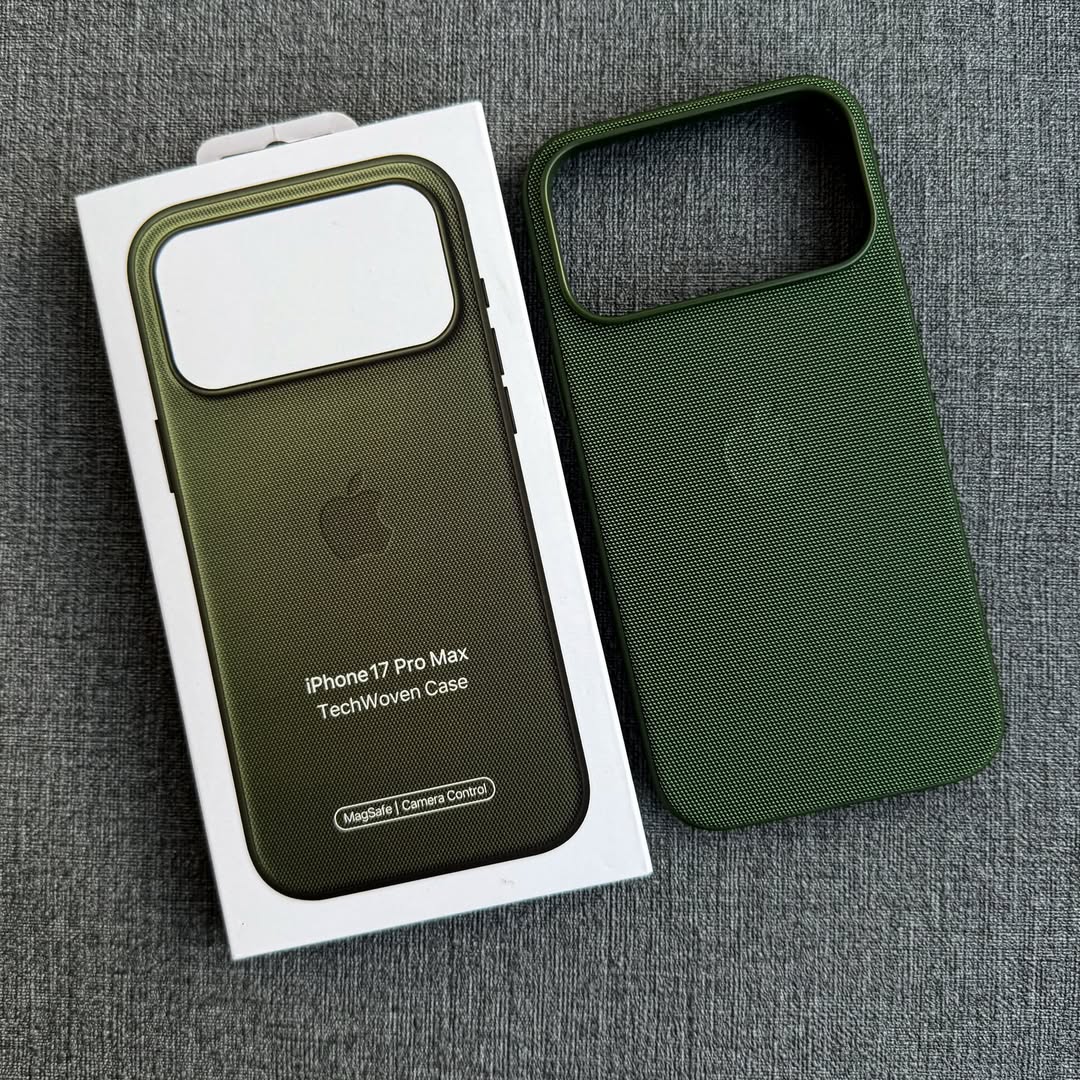 MagSafe Özellikli Premium Tech Dokuma Kılıf Haki